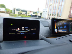 Dashboard van de BMW i3