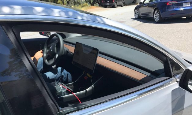 Nieuwe foto’s Tesla model 3 interieur en exterieur